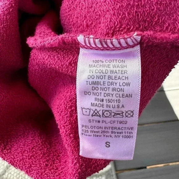 Peloton NWT Women’s Everyday Oversized‎ Crewneck Sweatshirt Size Small - Picture 6 of 6